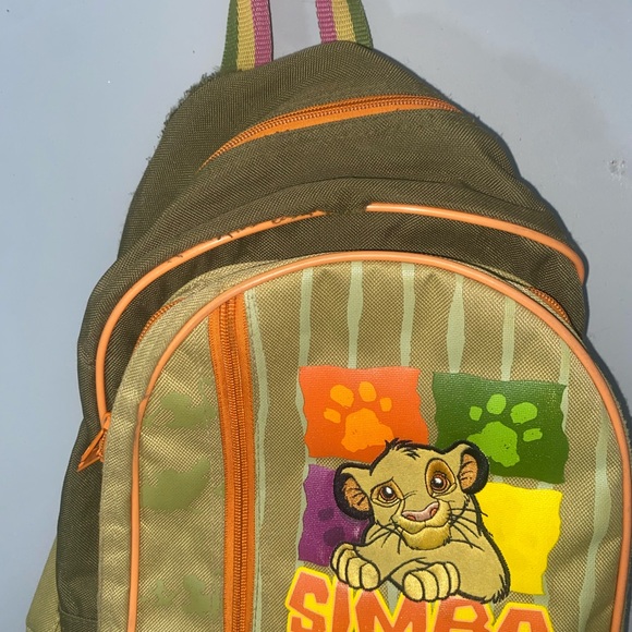 Vintage Simba Green Backpack - Picture 9 of 9